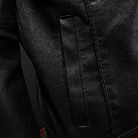 Cullen | Casual Chest Pocket Leather Jacket