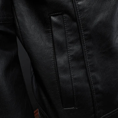 Cullen | Casual Chest Pocket Leather Jacket