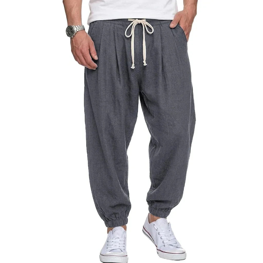 Ronan | Casual Linen Jogger Pants