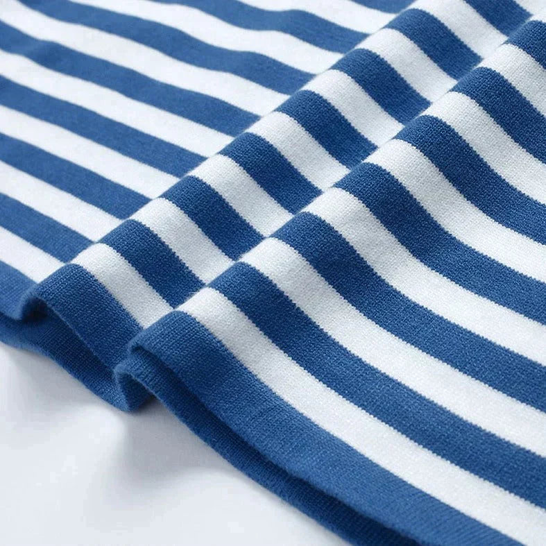 Orlaith | Casual Striped Long Sleeve Sweater