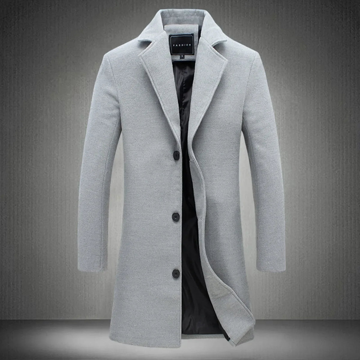 Thorne | Premium Single Breasted Overcoat