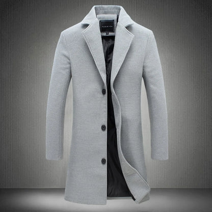 Thorne | Premium Single Breasted Overcoat