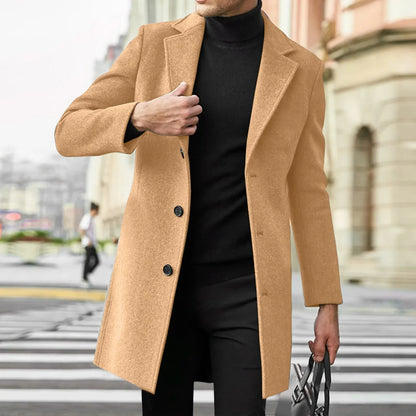 Thorne | Premium Single Breasted Overcoat