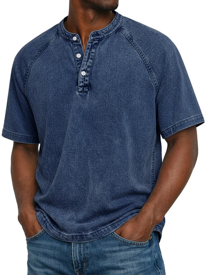 Korvex | Vintage Raglan Henley Shirt