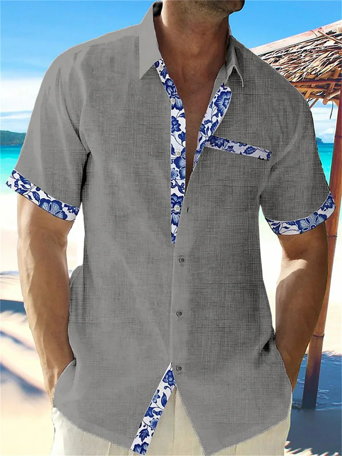 Lucian | Vacation Style Casual Linen Shirt