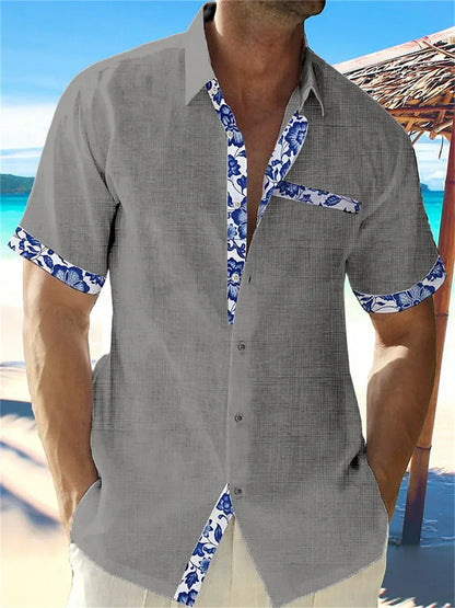 Lucian | Vacation Style Casual Linen Shirt
