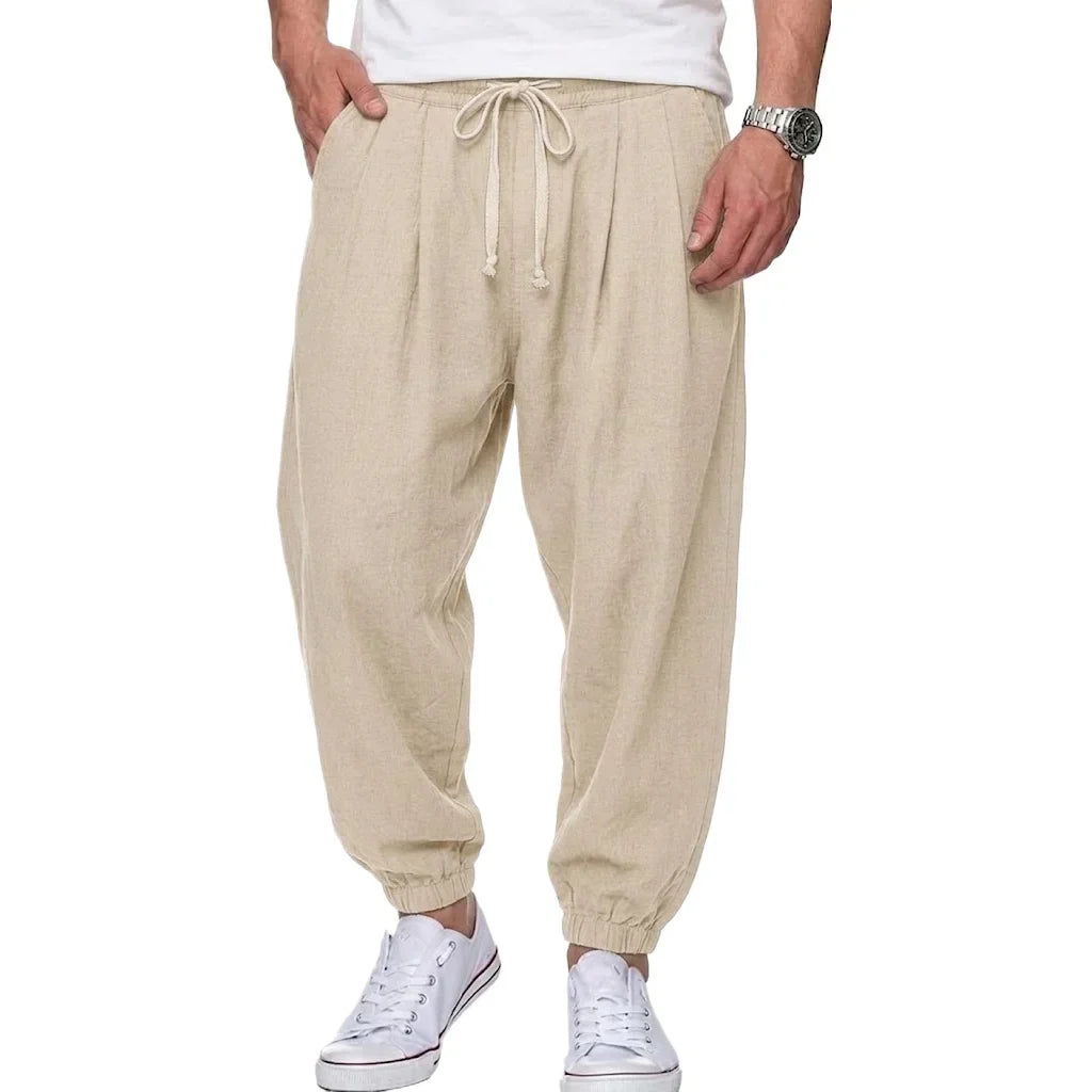 Ronan | Casual Linen Jogger Pants