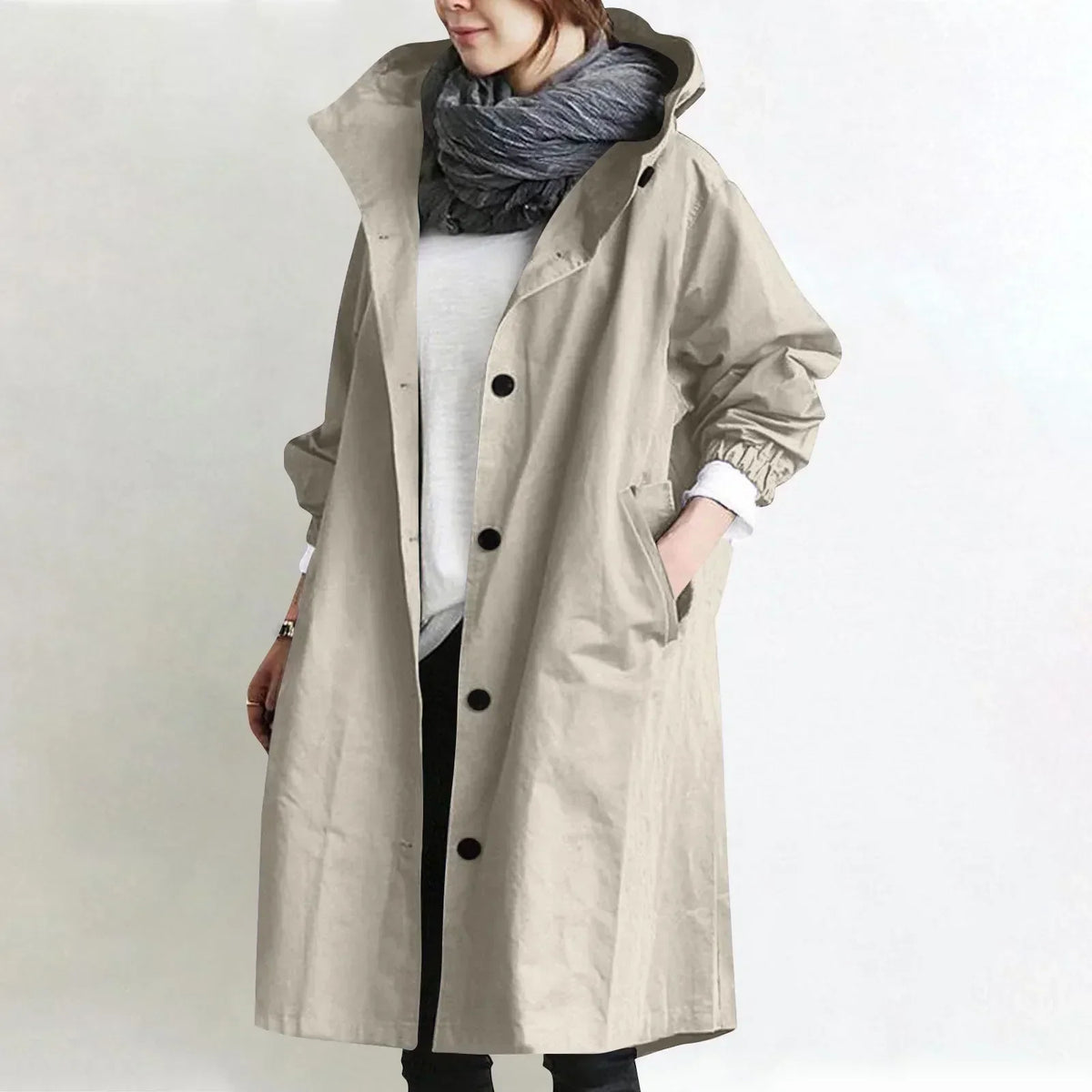 Odelisse | Relaxed Hooded Longline Coat