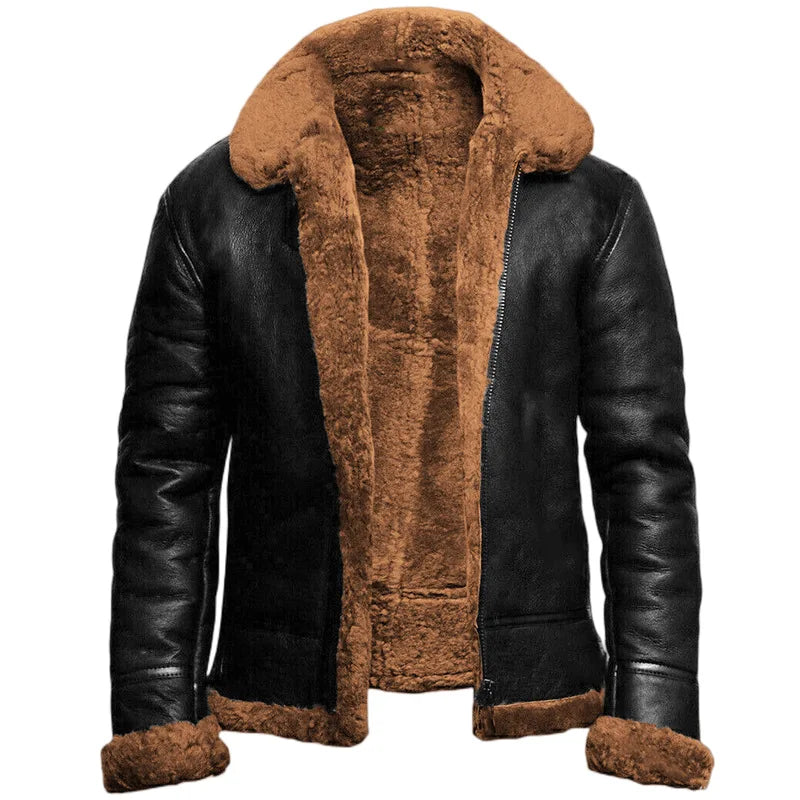 Yorick | Warm Shearling Style Zip Jacket
