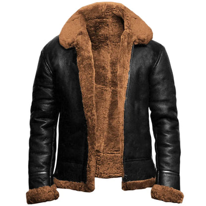 Yorick | Warm Shearling Style Zip Jacket