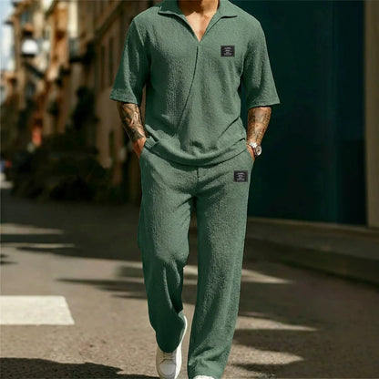 Branton | Relaxed Waffle Knit Co Ord Set