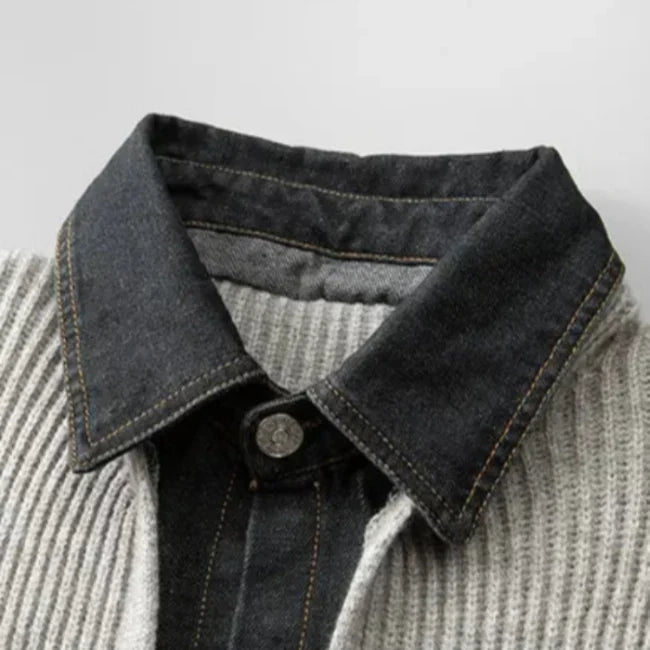 Fraser | Classic Collared Knit Jacket