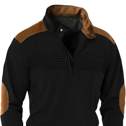 Oswald | Vintage Stand Collar Pullover