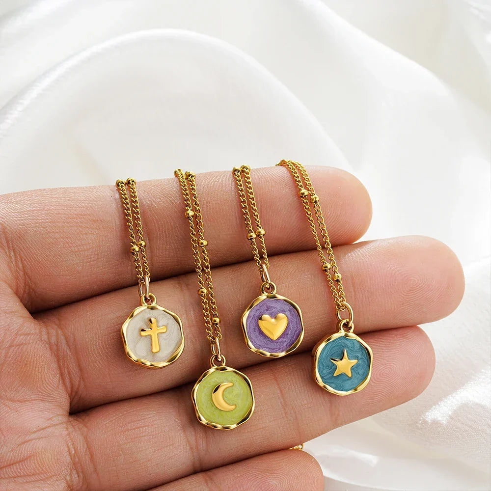 Kerenza | Celestial Pendant Necklace