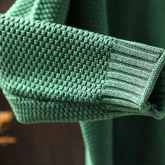 Sereia | Soft Mock Neck Knit Sweater
