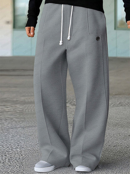 Calvex | Relaxed Wide Leg Lounge Trousers