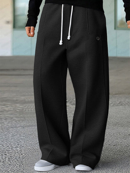 Calvex | Relaxed Wide Leg Lounge Trousers