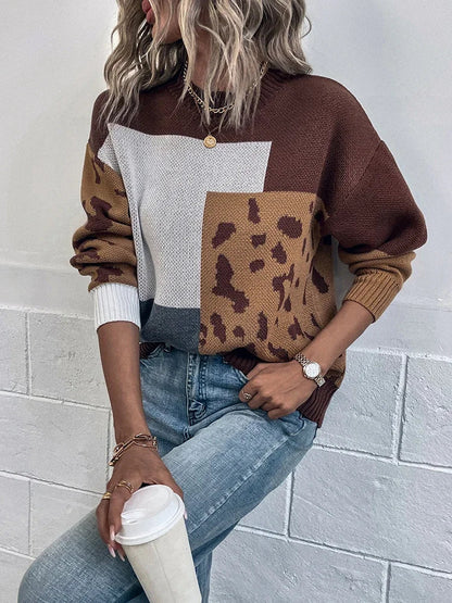 Wrenley | Soft Patchwork Knit Pullover