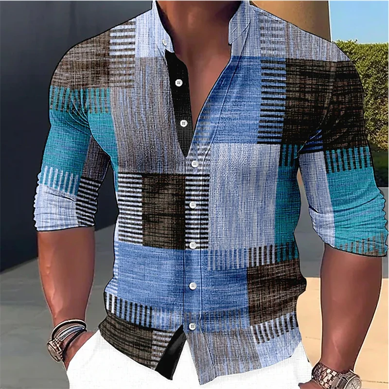 Elian | Patchwork Slim Fit Shirt