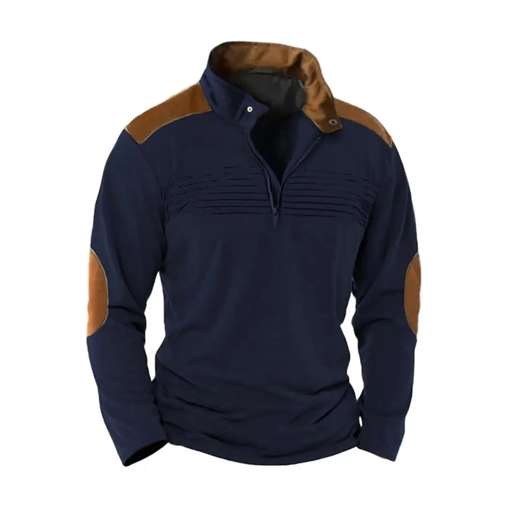 Oswald | Vintage Stand Collar Pullover