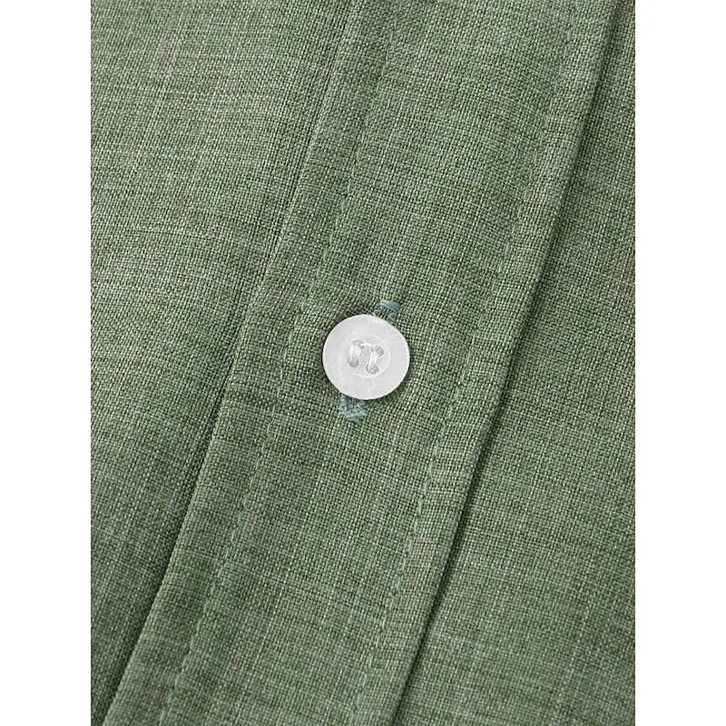 Graham | Short Sleeve Mandarin Collar Shirt