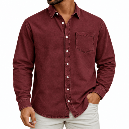 Orrick | Casual Washed Denim Shirt
