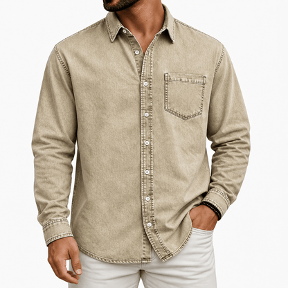 Orrick | Casual Washed Denim Shirt