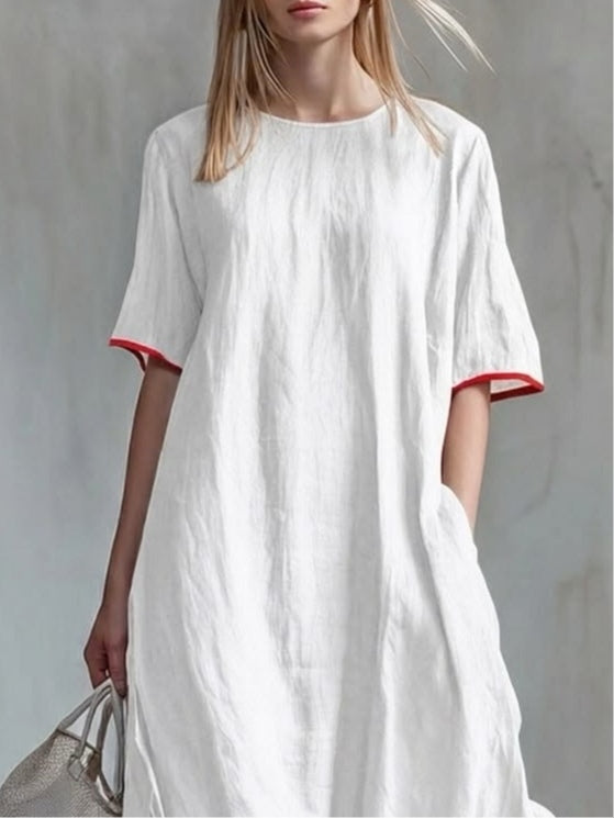Mirenza | Relaxed Flounce Hem Maxi Dress