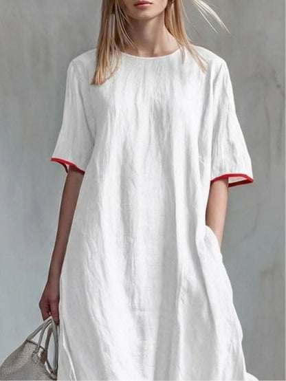 Mirenza | Relaxed Flounce Hem Maxi Dress