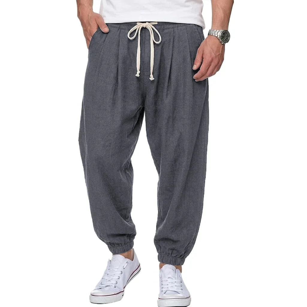Ronan | Casual Linen Jogger Pants