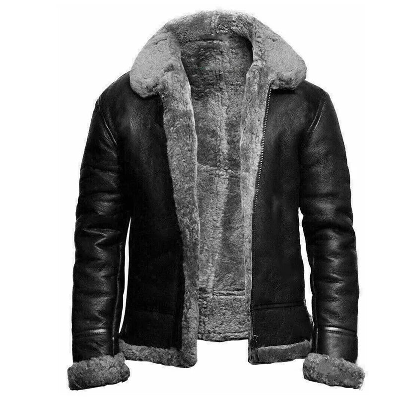 Yorick | Warm Shearling Style Zip Jacket