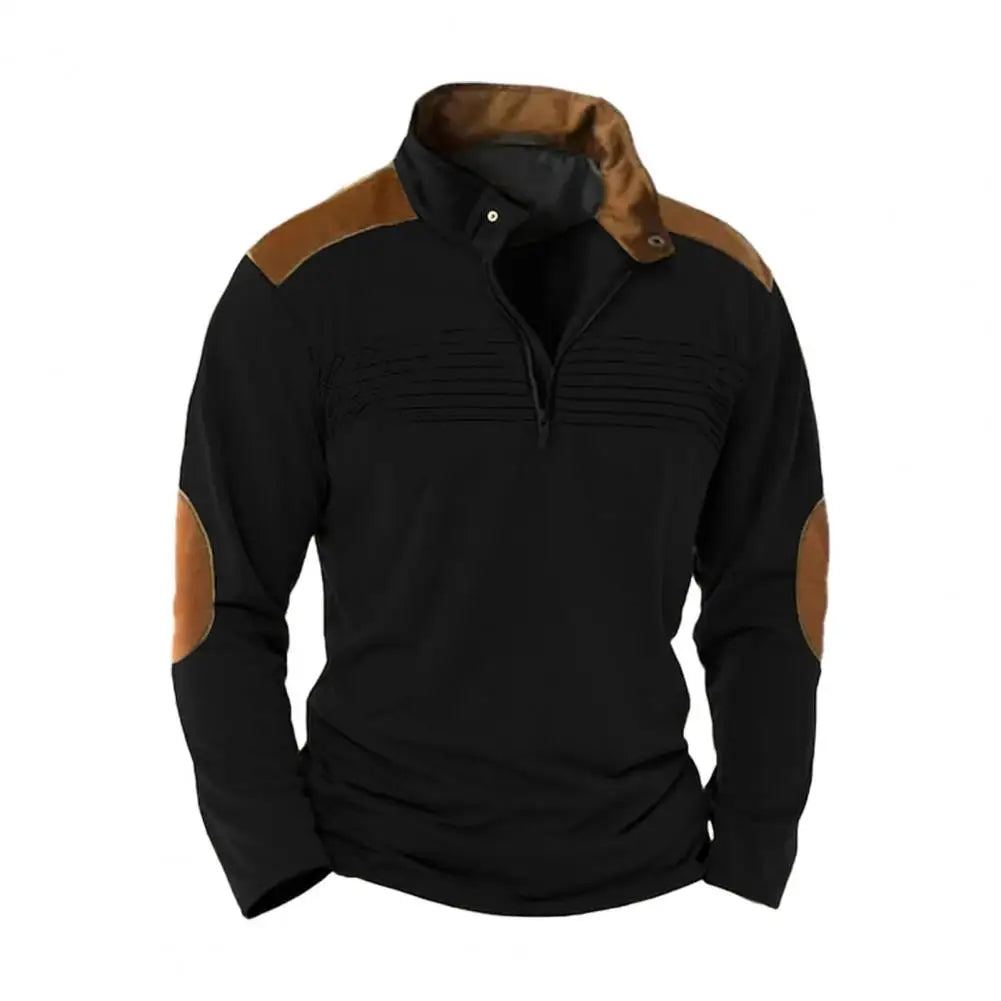 Oswald | Vintage Stand Collar Pullover