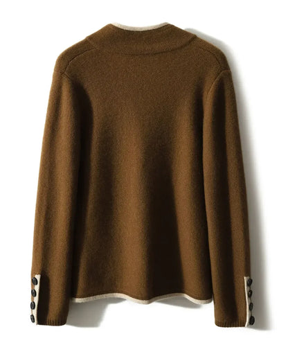 Isabeau | Refined Pocket Button Cardigan