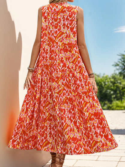 Perdita | Vibrant Sleeveless Summer Maxi Dress