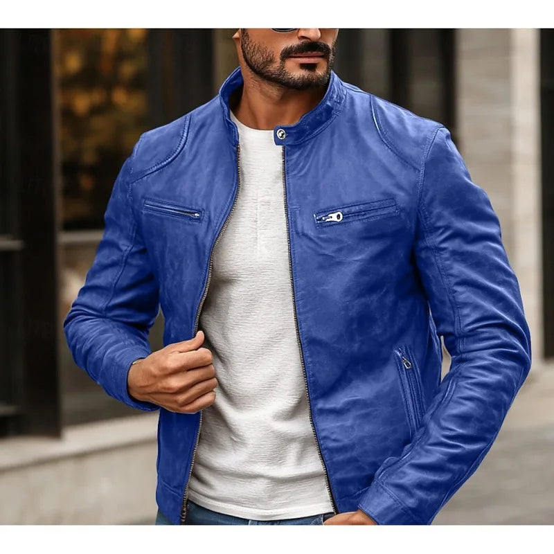 Kryvorn | Zip Front Biker Jacket