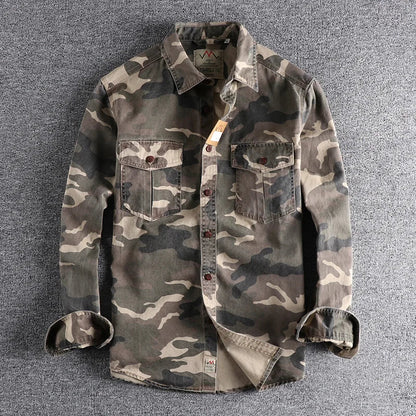 Torvex | Camo Button Up Utility Shirt