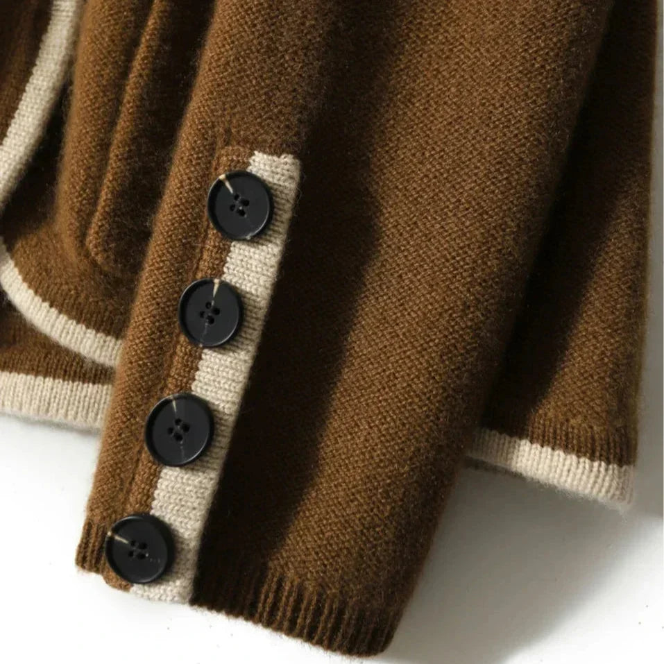 Isabeau | Refined Pocket Button Cardigan
