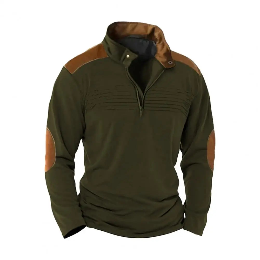 Oswald | Vintage Stand Collar Pullover