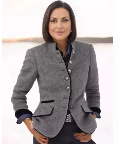 Brinora | Structured Wool Blend Jacket