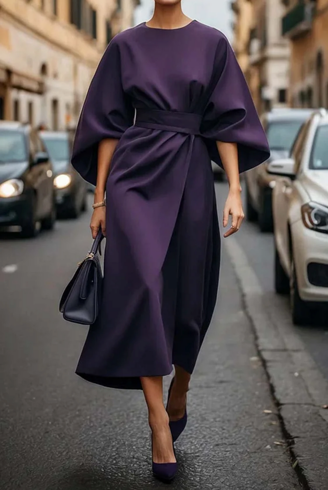 Norelle | Minimalist Statement Sleeve Dress