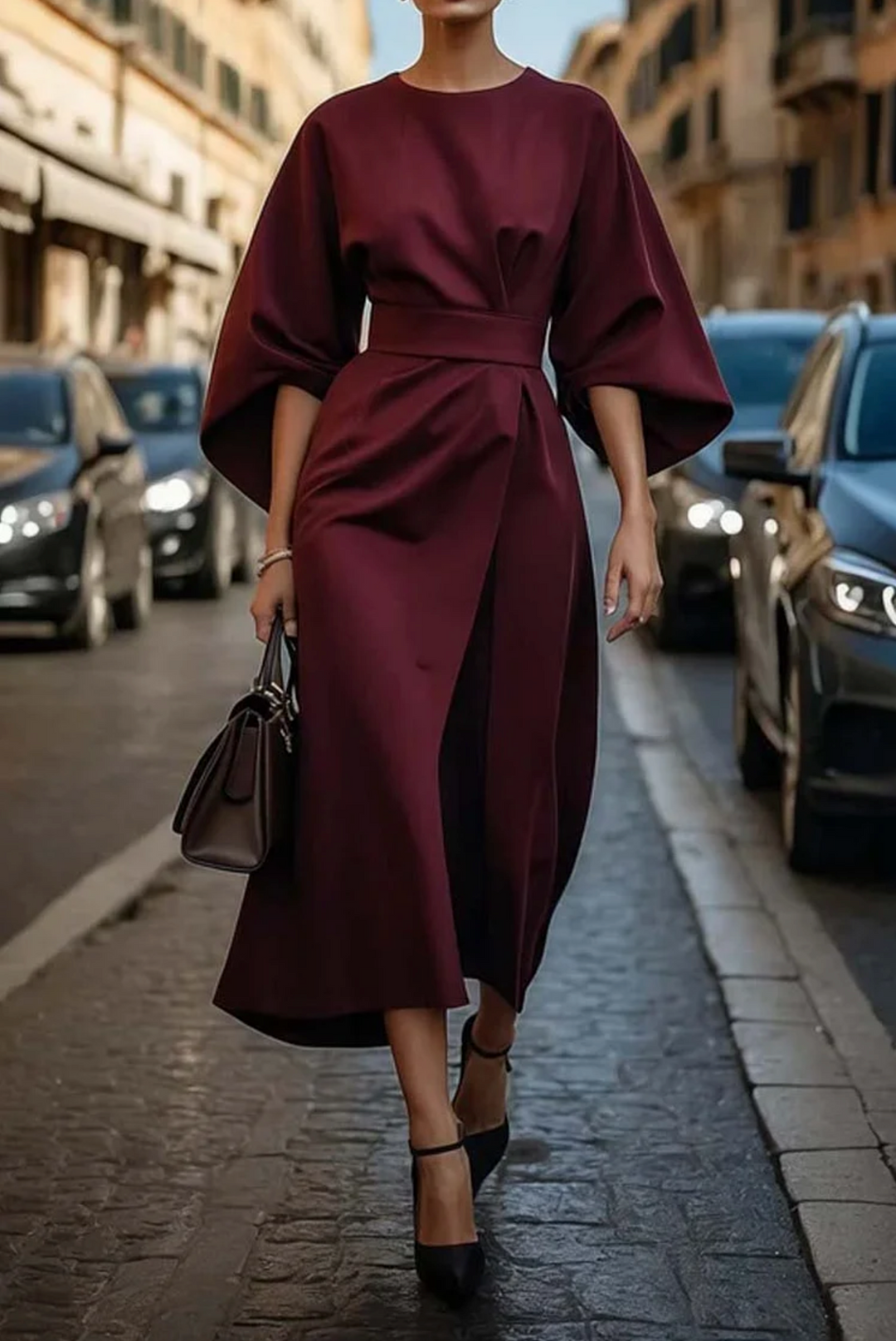 Norelle | Minimalist Statement Sleeve Dress