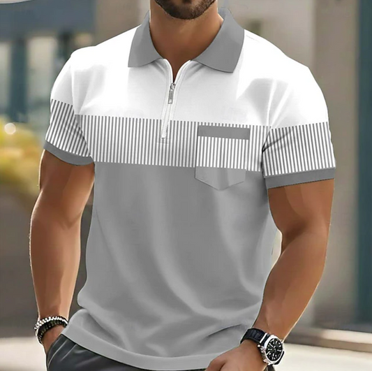Ulric | Smart Casual Zip Collar Polo