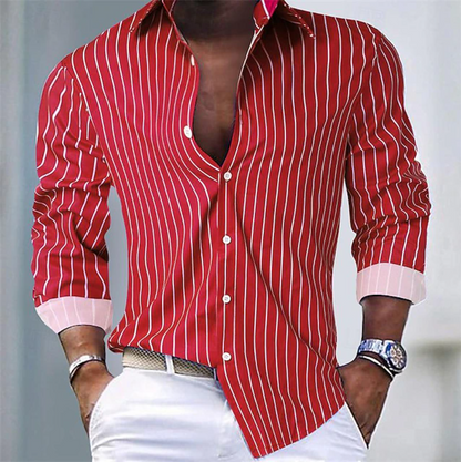 Finnegan | Slim Fit Pinstripe Shirt