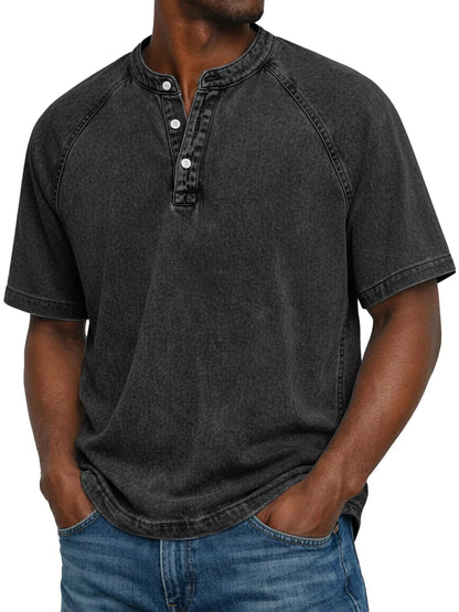 Korvex | Vintage Raglan Henley Shirt