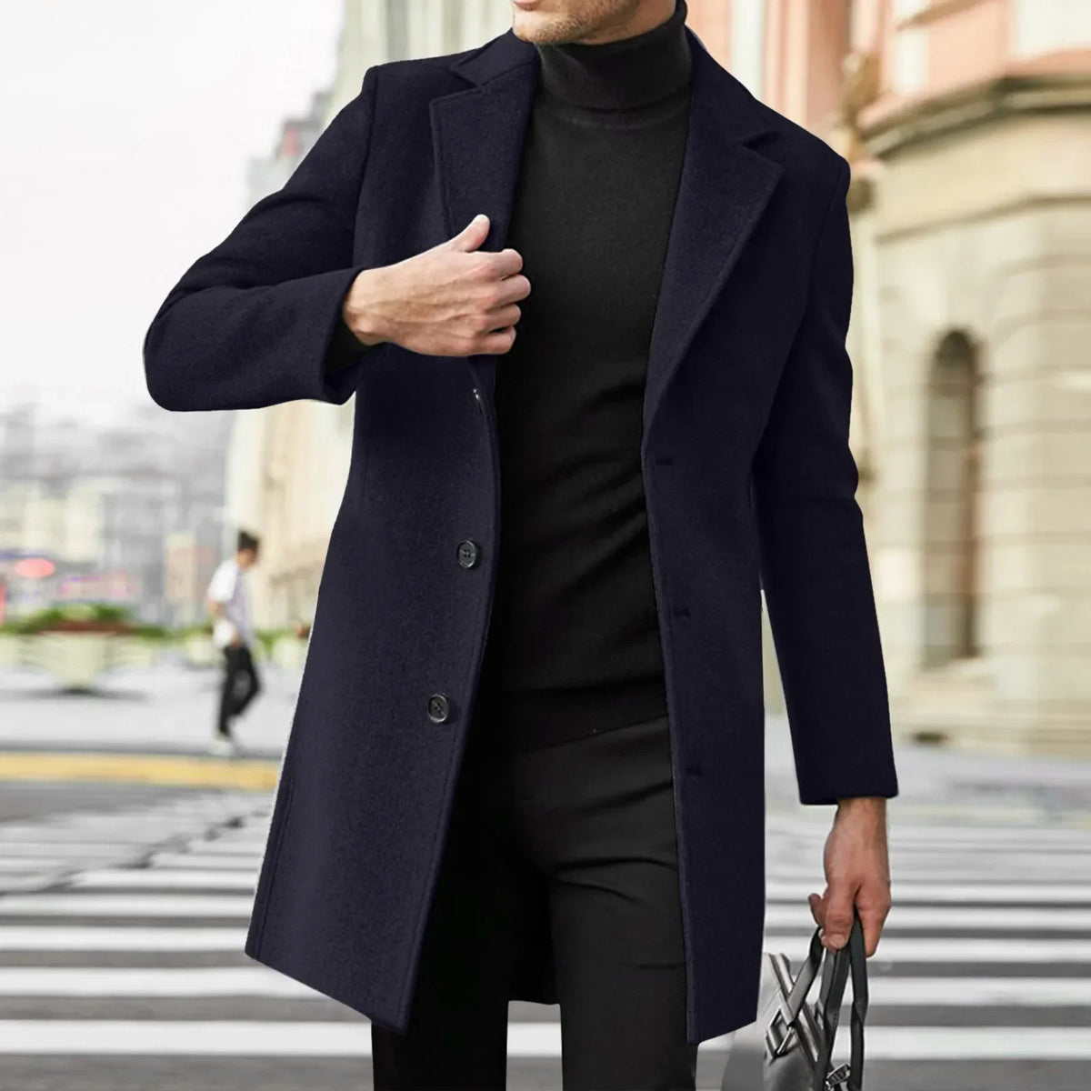 Thorne | Premium Single Breasted Overcoat