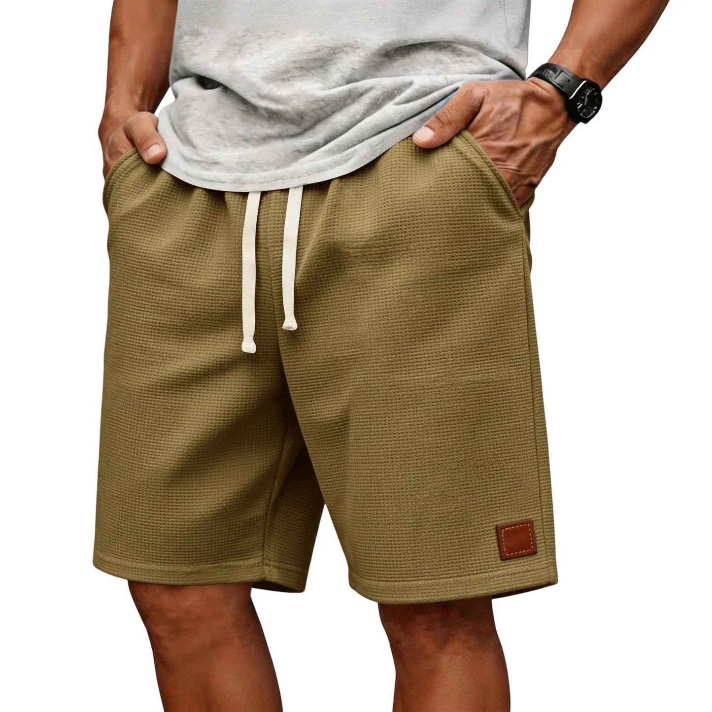 Edric | Lightweight Waffle Texture Shorts