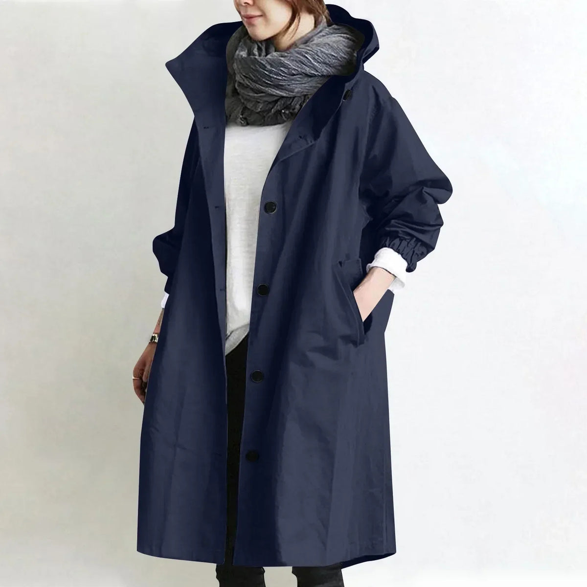 Odelisse | Relaxed Hooded Longline Coat