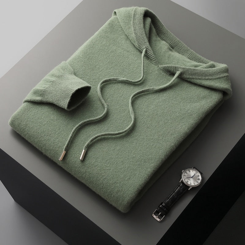Dalton | Classic Knit Pullover Hoodie
