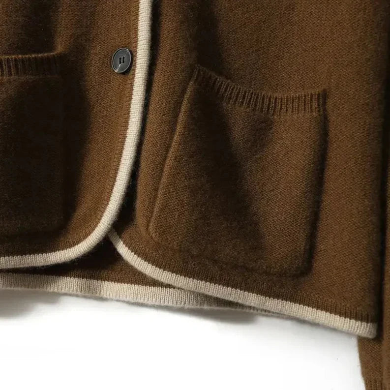 Isabeau | Refined Pocket Button Cardigan