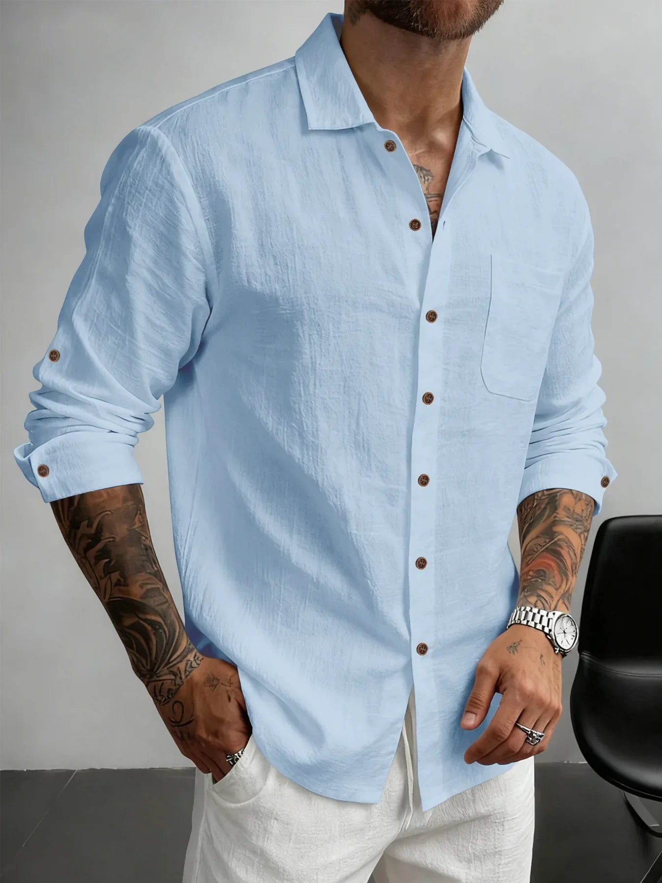 Evren | Breathable Roll Sleeve Shirt